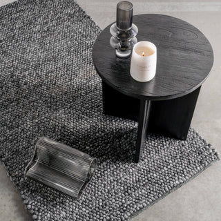 HAND TUFTED RUNNERS  |  SPENCER BLACK