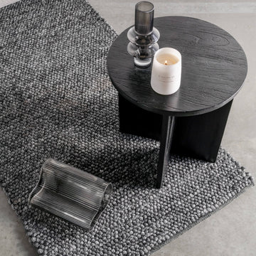 HAND TUFTED RUNNERS  |  SPENCER BLACK