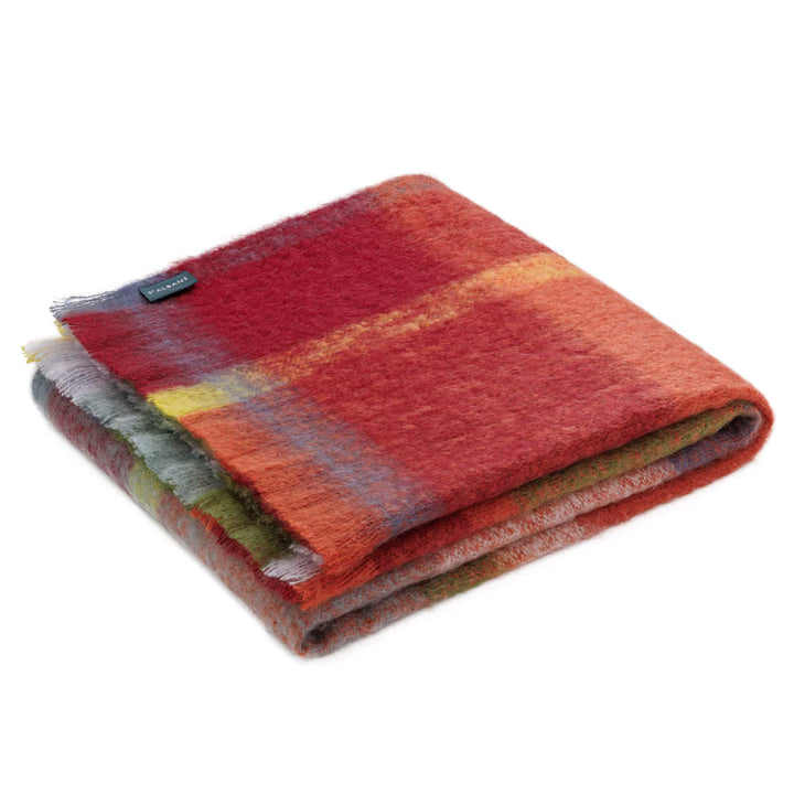 ST ALBANS MOHAIR THROW RUG  |  APPLEWOOD