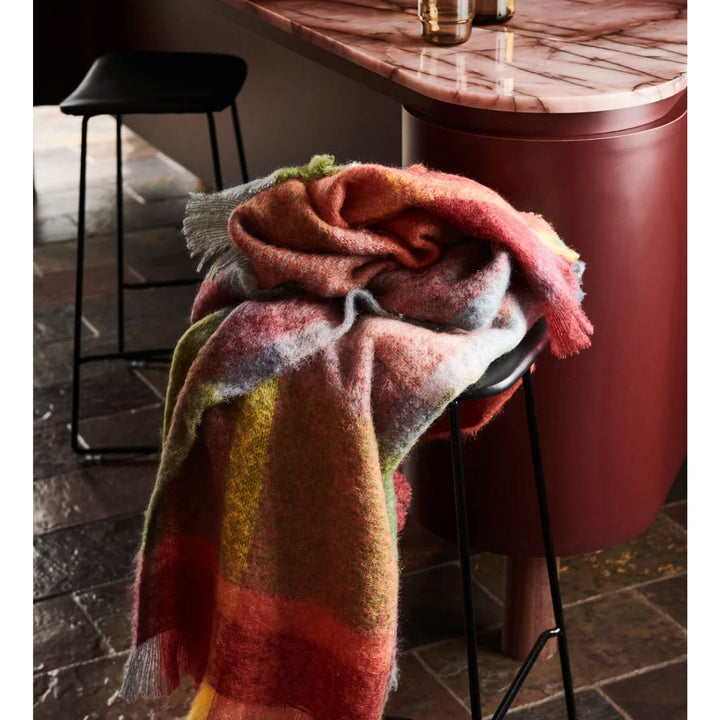 ST ALBANS MOHAIR THROW RUG  |  APPLEWOOD