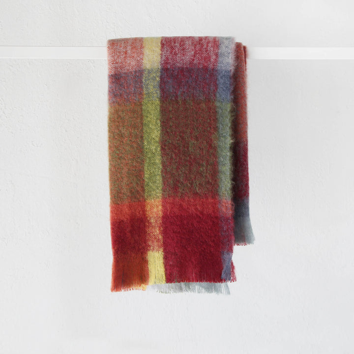 ST ALBANS MOHAIR THROW RUG  |  APPLEWOOD