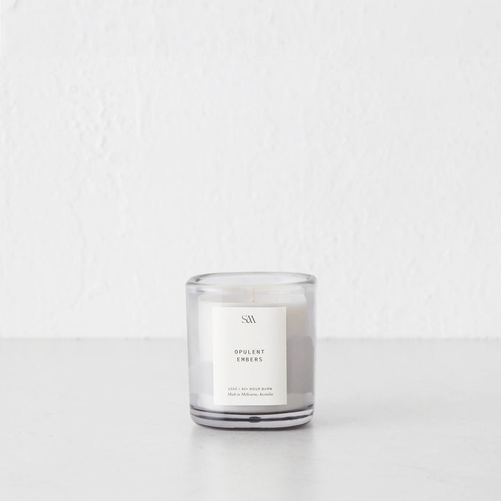 STUDIO MCKENNA  |  SIGNATURE SCENTED 250G CANDLE  |  OPULENT EMBERS