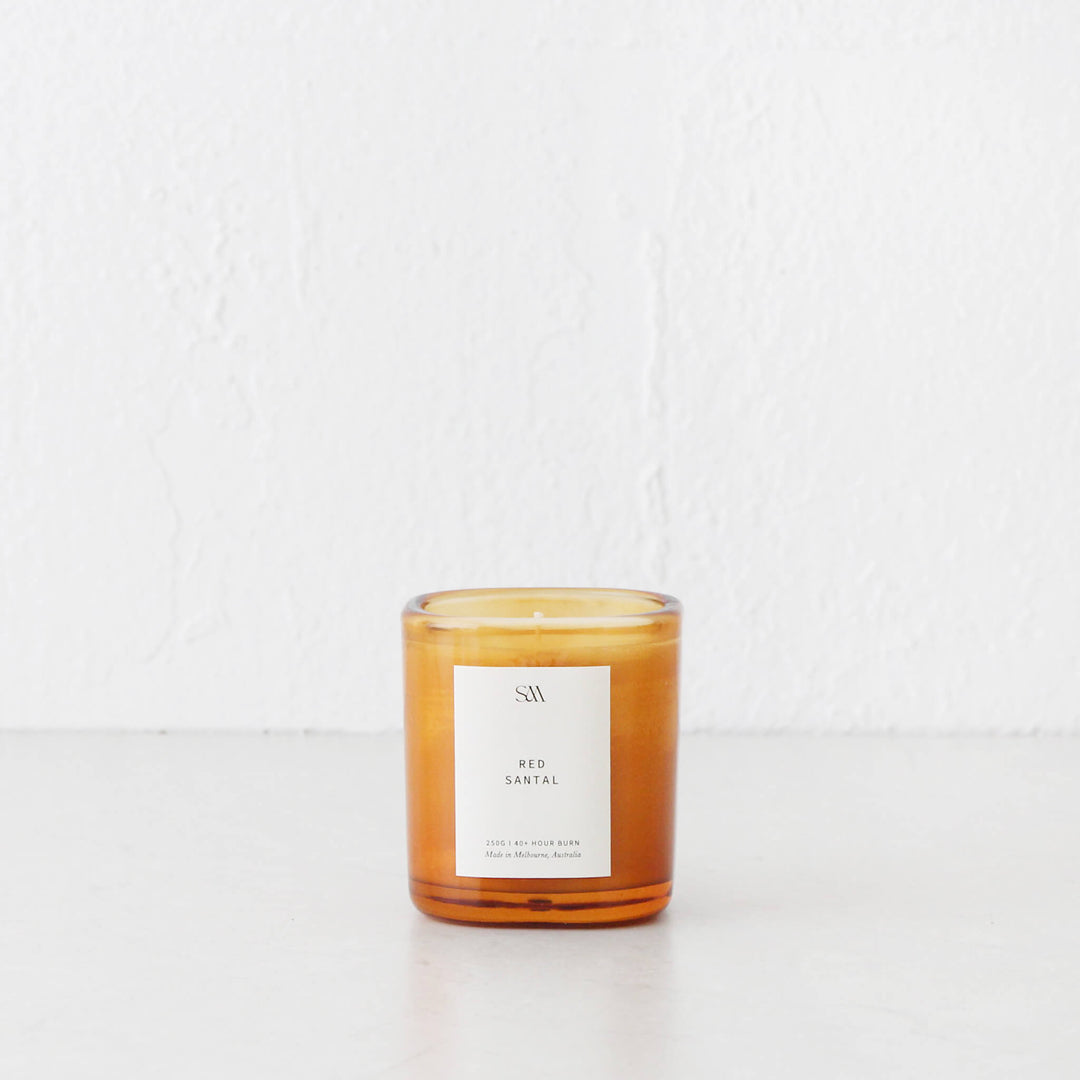 STUDIO MCKENNA  |  SIGNATURE SCENTED 250G CANDLE  |  RED SANTAL