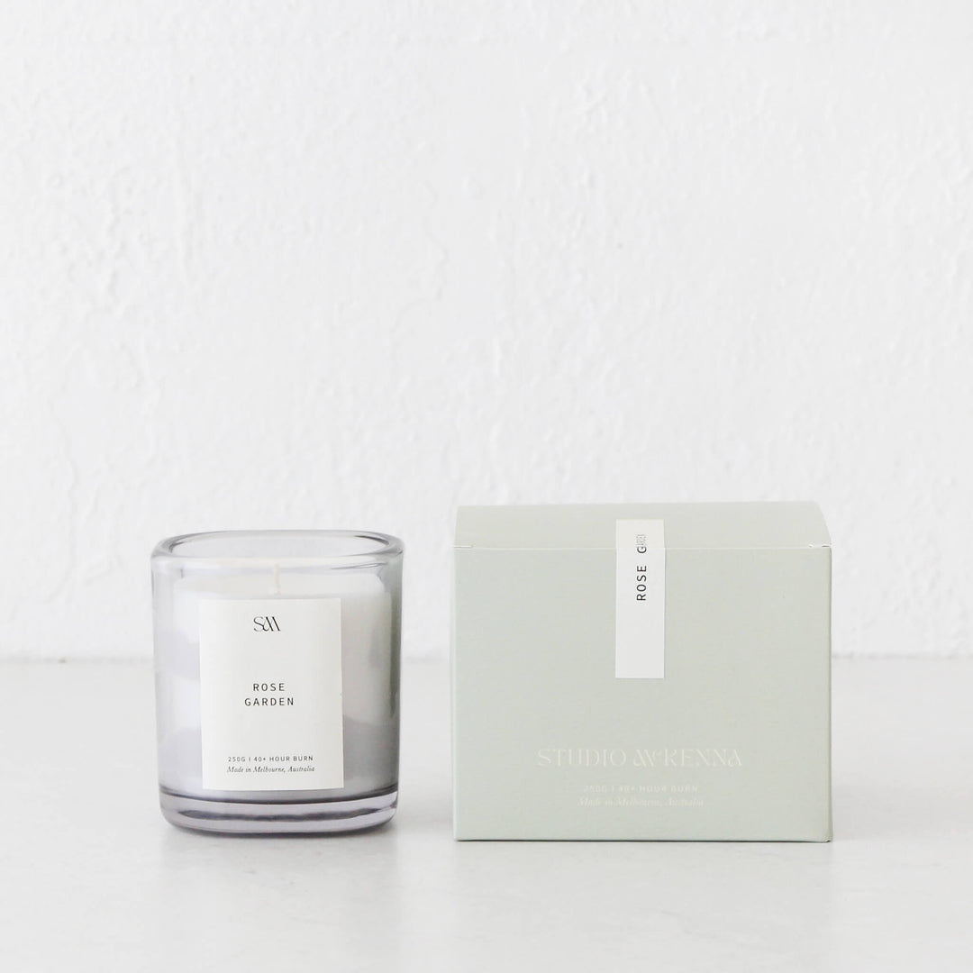 STUDIO MCKENNA  |  SIGNATURE SCENTED 250G CANDLE  |  ROSE GARDEN