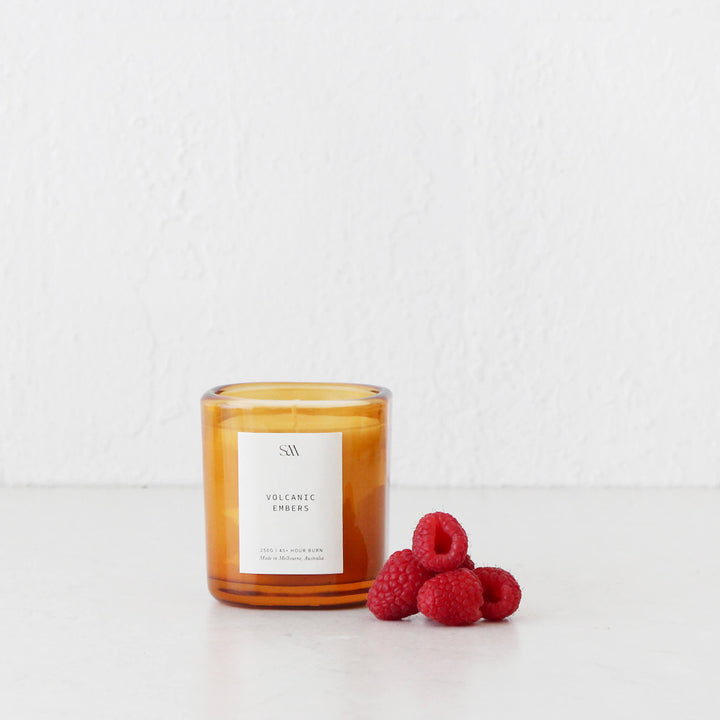 STUDIO MCKENNA  |  SIGNATURE SCENTED 250G CANDLE  |  VOLCANIC EMBERS