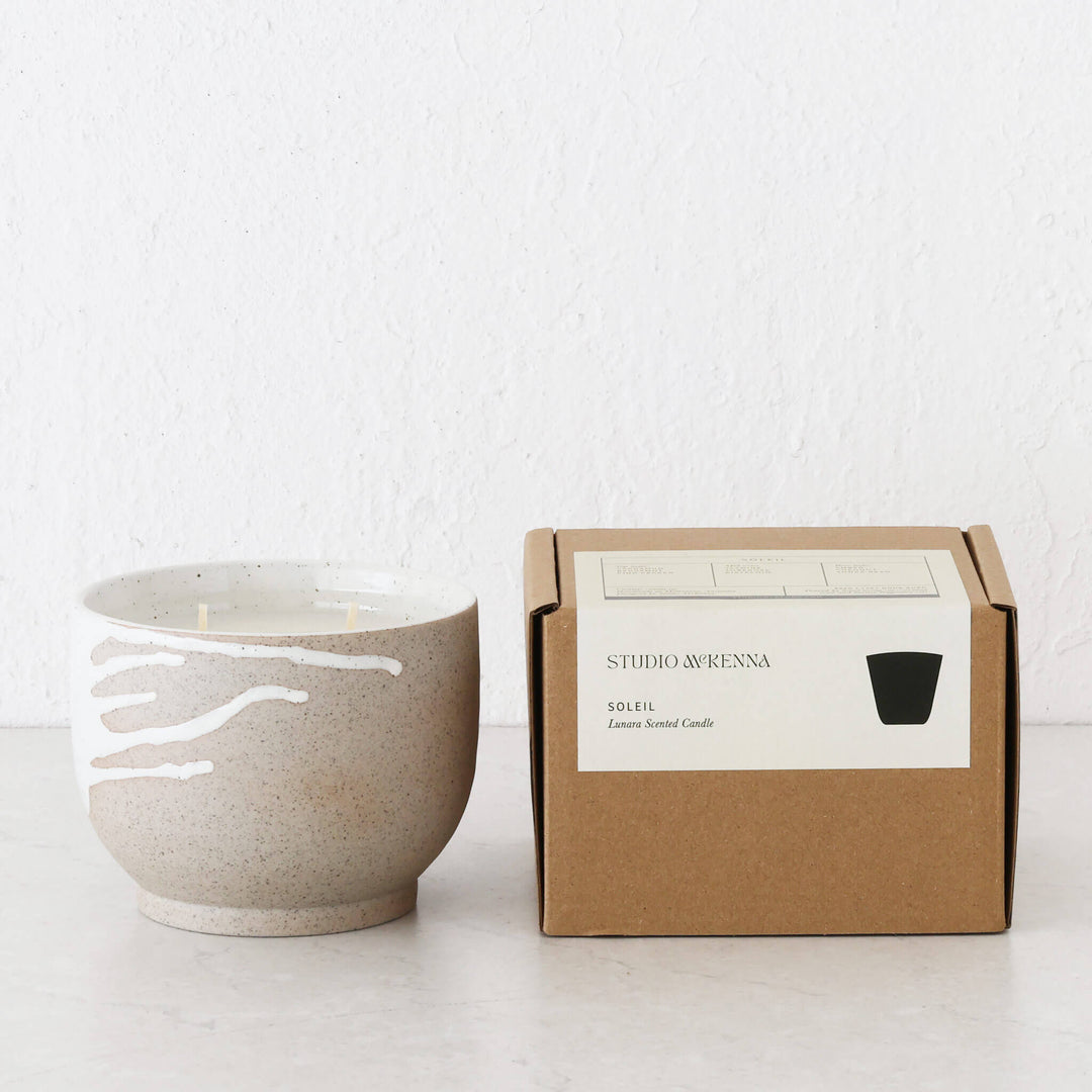 STUDIO MCKENNA  |  LUNARA SCENTED 600G CANDLE  |  SOLEIL