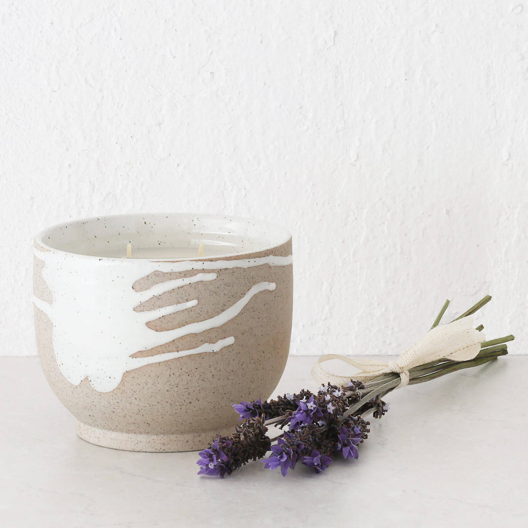 STUDIO MCKENNA  |  LUNARA SCENTED 600G CANDLE  |  COASTAL WILDERNESS