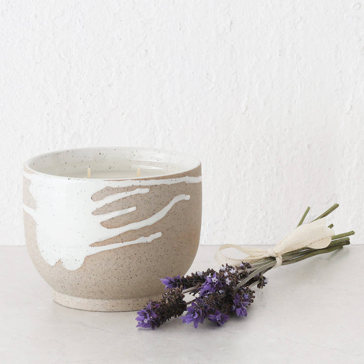 STUDIO MCKENNA  |  LUNARA SCENTED 600G CANDLE  |  COASTAL WILDERNESS