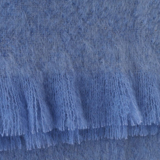 ST ALBANS MOHAIR THROW RUG  |  BONDI BLUE