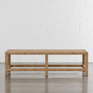 SAN AUGUSTINE RATTAN HERRING WEAVE  |  BENCHES  |  NATURAL RATTAN