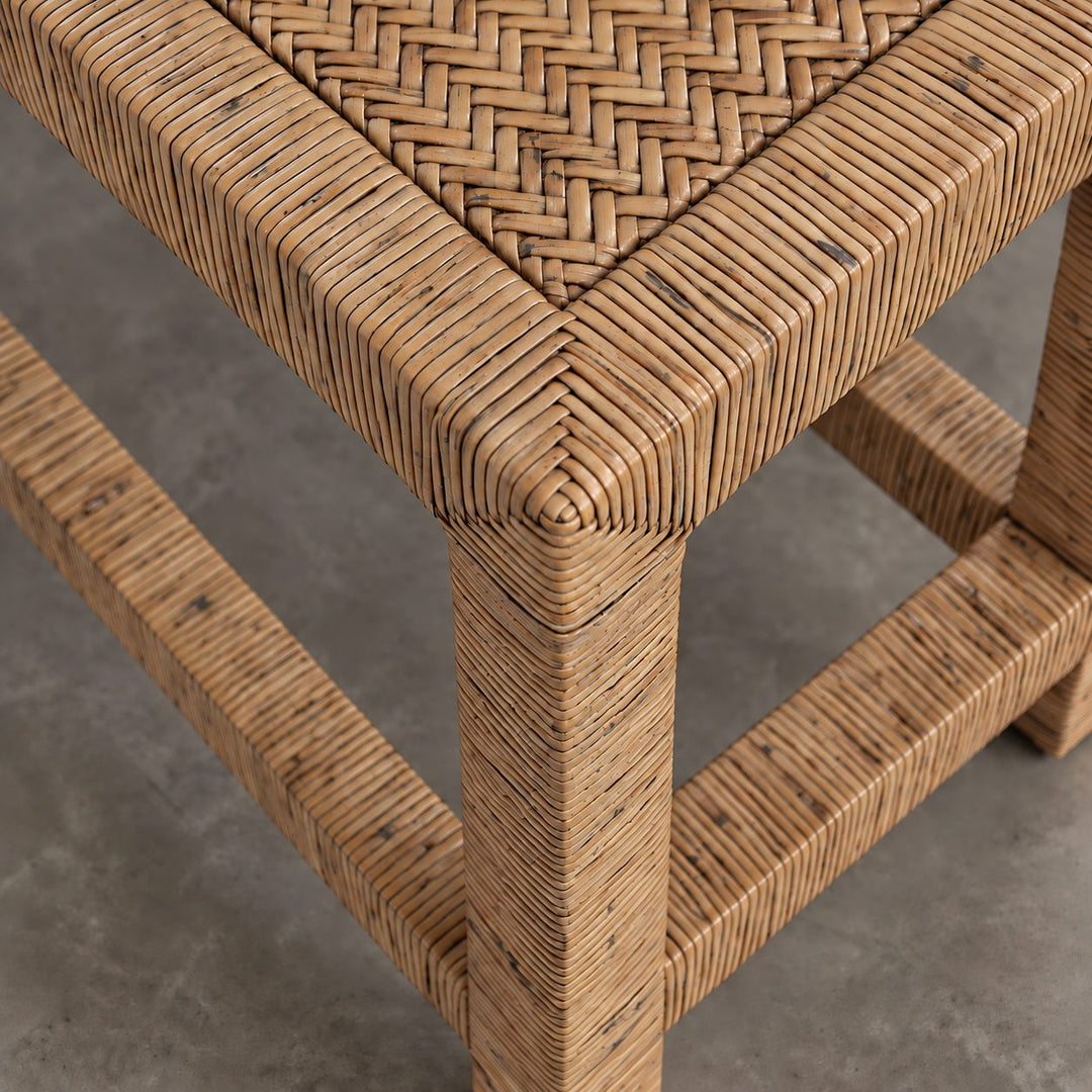 SAN AUGUSTINE RATTAN HERRING WEAVE  |  BENCHES  |  NATURAL RATTAN