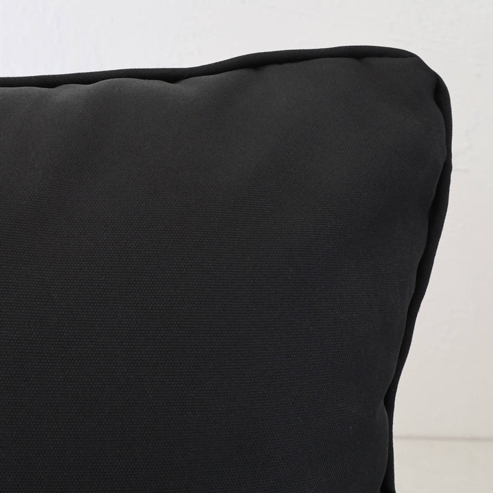 SAN ANDREAS OUTDOOR SCATTER CUSHION BUNDLE X2  |  50X60  |  BLACK NOIR