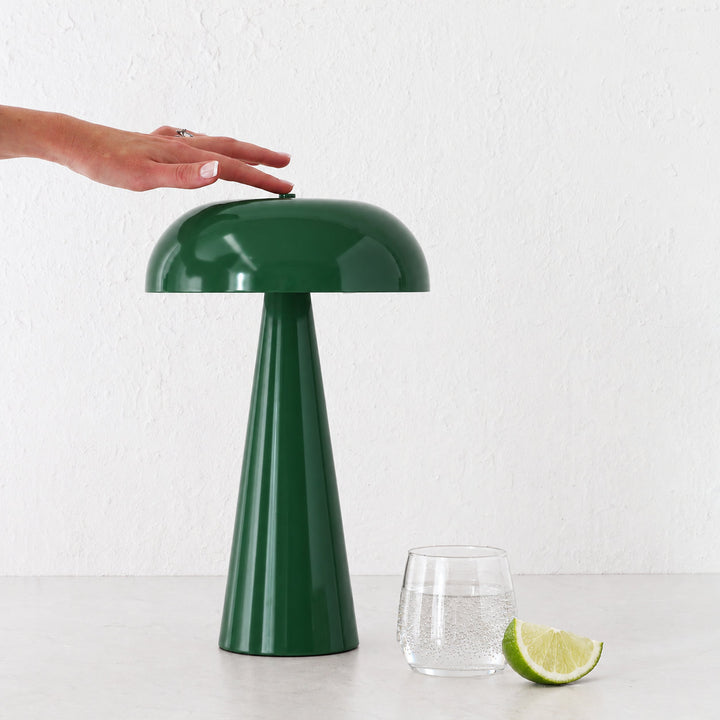 SANTA ANTONIO DOME LED RECHARGEABLE LAMP  |  35CM  |  GREEN