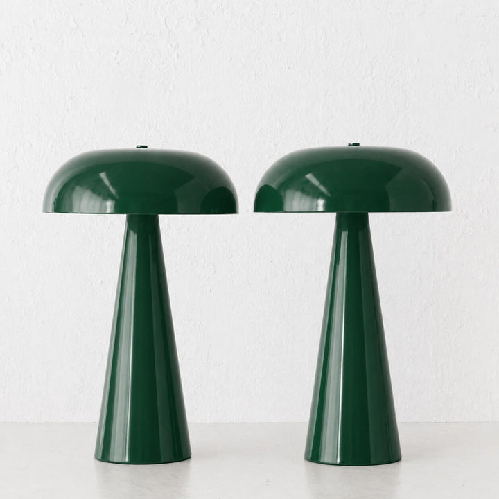 Santa Antonio Dome Led Rechargeable Lamp Bundle x2  |  35cm  |  Green