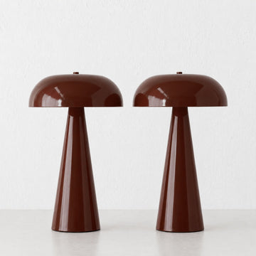 Santa Antonio Dome Led Rechargeable Lamp Bundle x2 |  35cm  |  Burgundy