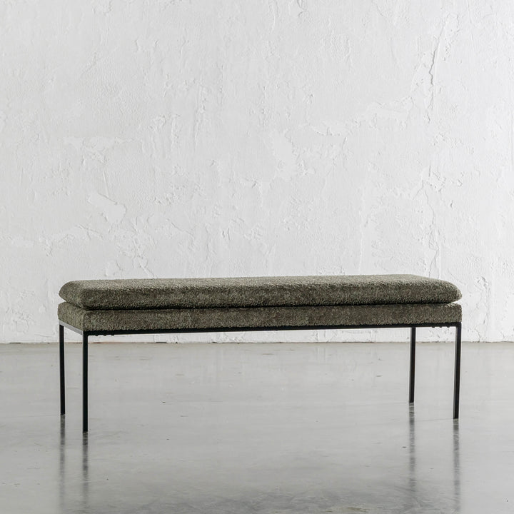 SEVILLA MODERNA BENCH  |  MANGROVE LEAF BOUCLE