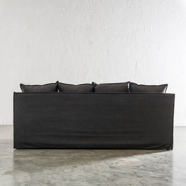 EXTRA FULL SET SOFA COVER   |  SEVILLA 3 SEATER SLIP COVER SOFA   |  CARBON ASH MARLE