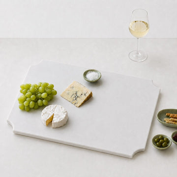 SOCIETY HOME  | MARGOT SERVING BOARD  |  48CM  |  ASH GREY + WHITE MARBLE