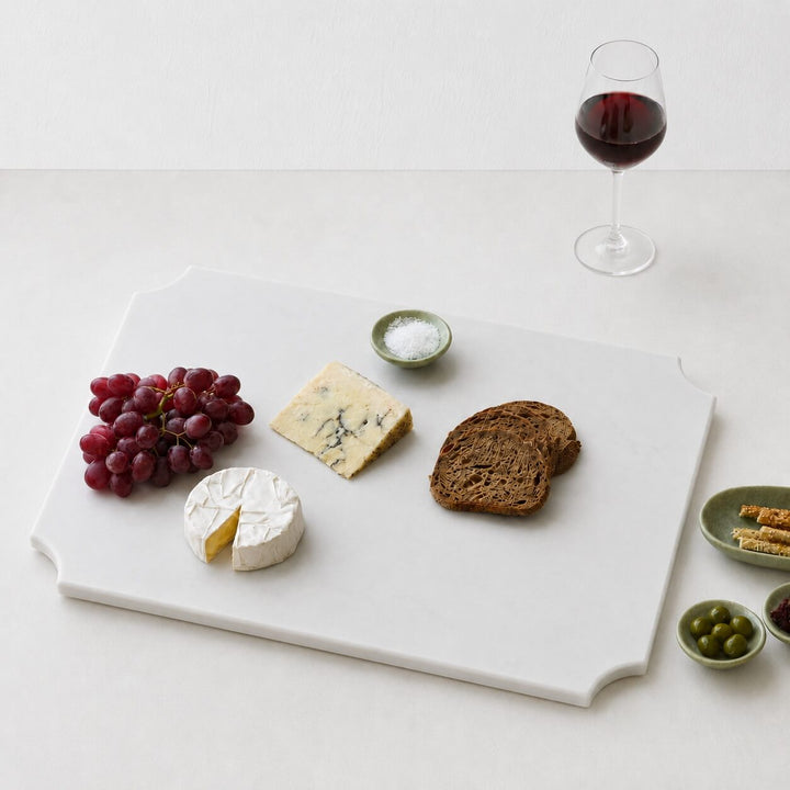 SOCIETY HOME  | MARGOT SERVING BOARD  |  48CM  |  ASH GREY + WHITE MARBLE