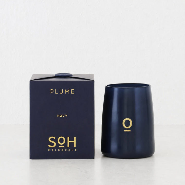SOH MELBOURNE  |  SOY WAX CANDLE  |   PLUME NAVY