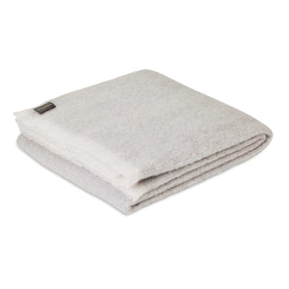 ST ALBANS ALPACA THROW RUG  |  HEATHER | GREY WHITE