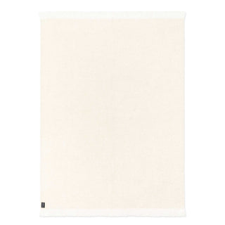 ST ALBANS MOHAIR THROW RUG  |  POWDER CREAM WHITE