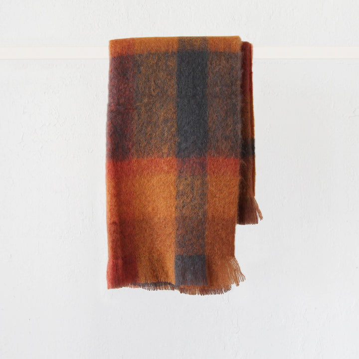 ST ALBANS MOHAIR THROW RUG  |  BANJO