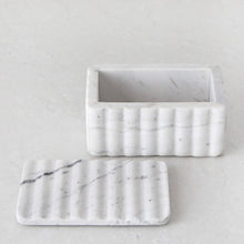 STRIE JEWELLERY BOX  |  WHITE MARBLE  |  SMALL