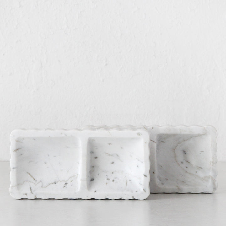 STRIE TRAY BUNDLE X2  |  WHITE MARBLE