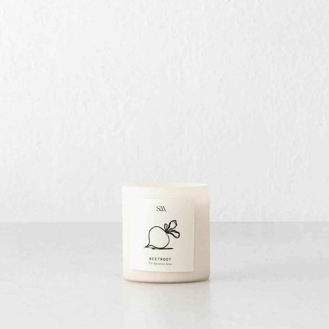 STUDIO MCKENNA  |  EPICUREAN SERIES SCENTED 325G CANDLE  |  BEETROOT
