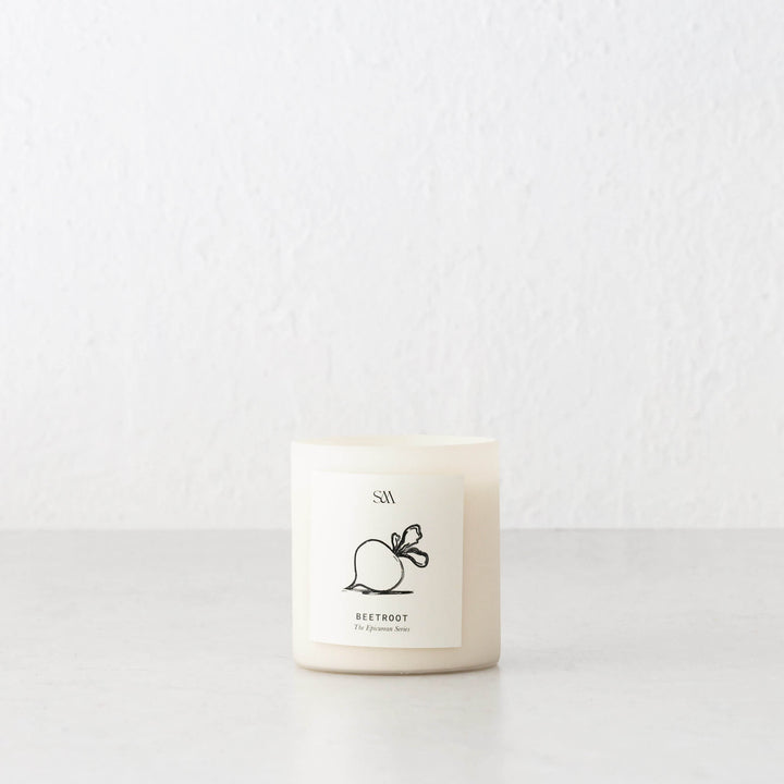 STUDIO MCKENNA  |  EPICUREAN SERIES SCENTED 325G CANDLE  |  BEETROOT