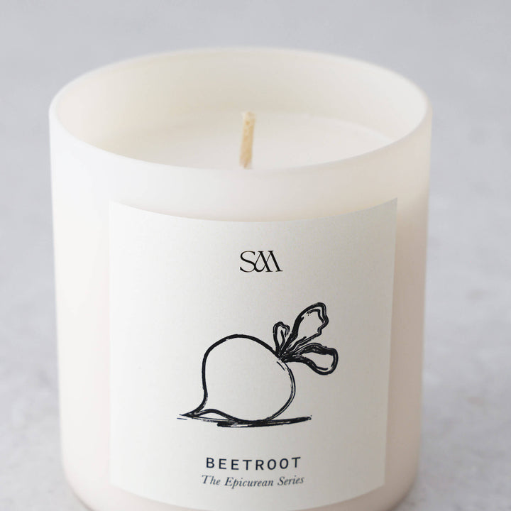 STUDIO MCKENNA  |  EPICUREAN SERIES SCENTED 325G CANDLE  |  BEETROOT