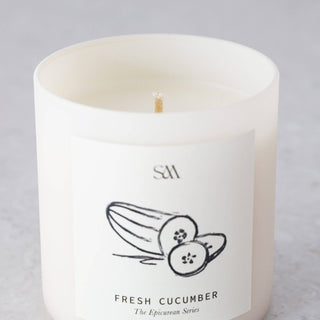 STUDIO MCKENNA  |  EPICUREAN SERIES SCENTED 325G CANDLE  |  CUCUMBER