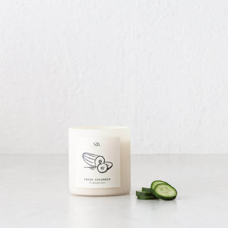 STUDIO MCKENNA  |  EPICUREAN SERIES SCENTED 325G CANDLE  |  CUCUMBER