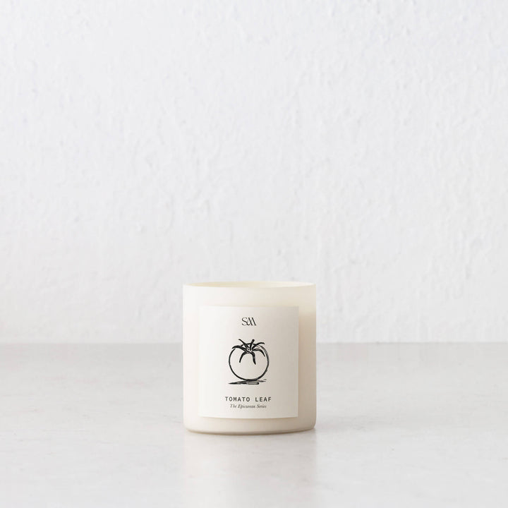 STUDIO MCKENNA  |  EPICUREAN SERIES SCENTED 325G CANDLE  |  TOMATO LEAF