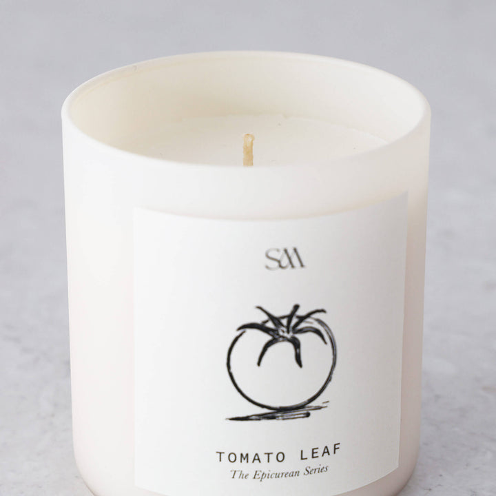 STUDIO MCKENNA  |  EPICUREAN SERIES SCENTED 325G CANDLE  |  TOMATO LEAF