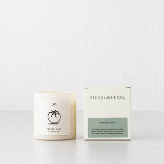 STUDIO MCKENNA  |  EPICUREAN SERIES SCENTED 325G CANDLE  |  TOMATO LEAF