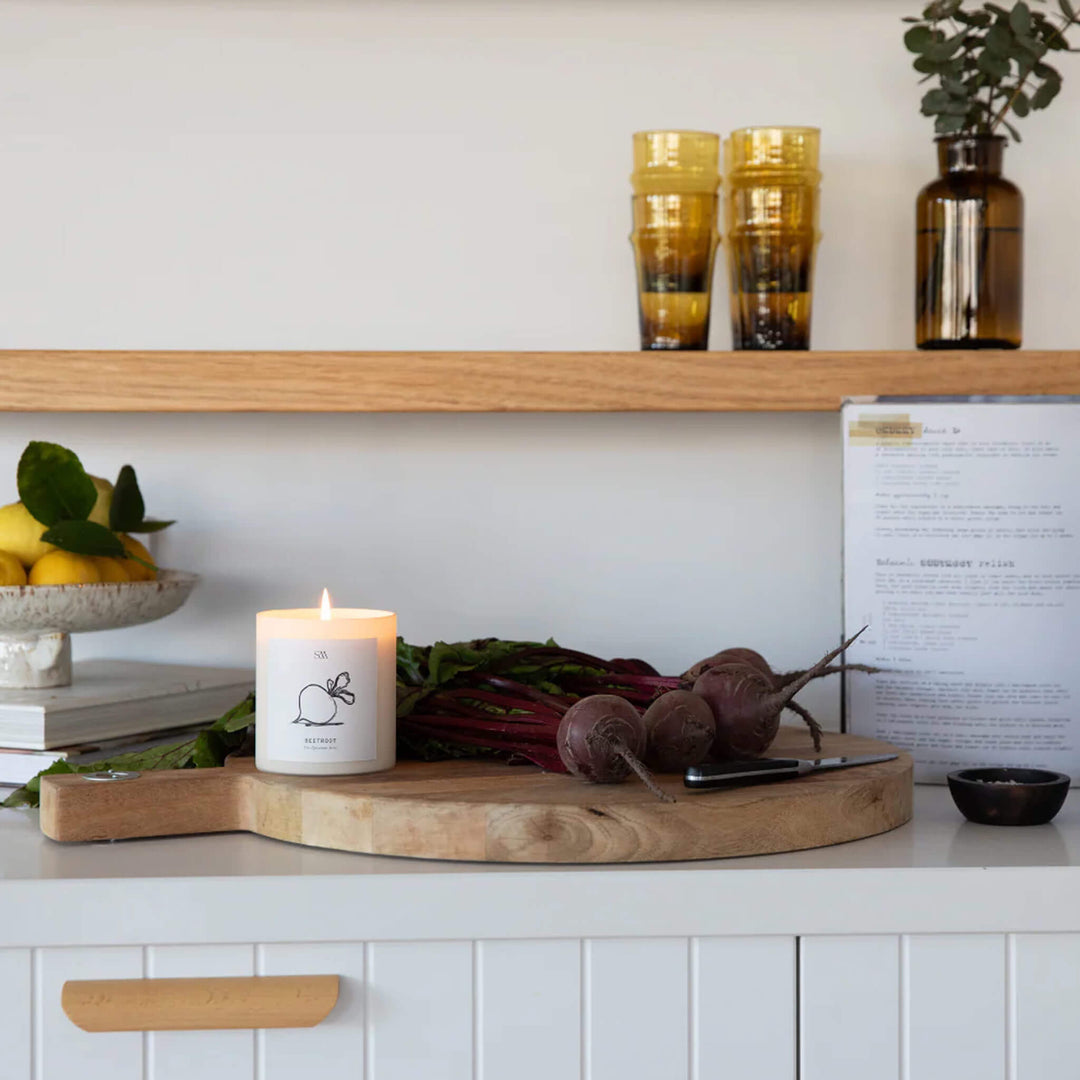 STUDIO MCKENNA  |  EPICUREAN SERIES SCENTED 325G CANDLE  |  BEETROOT