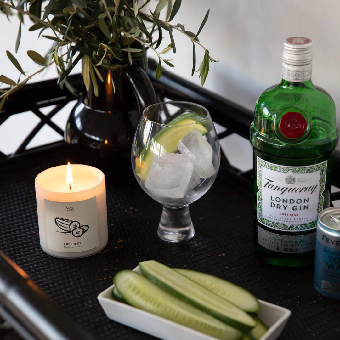 STUDIO MCKENNA  |  EPICUREAN SERIES SCENTED 325G CANDLE  |  FRESH CUCUMBER