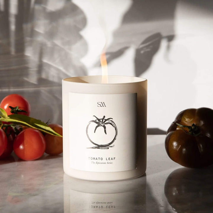 STUDIO MCKENNA  |  EPICUREAN SERIES SCENTED 325G CANDLE  |  TOMATO LEAF