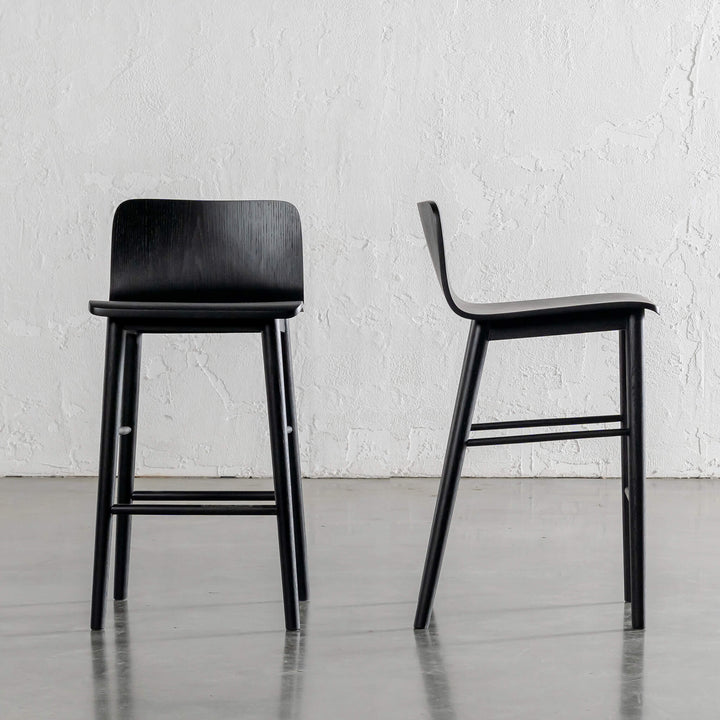 TAMIERA BAR CHAIR | BLACK GRAIN | DANISH TAMI DESIGN