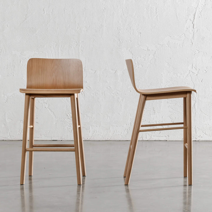 TAMIERA BAR CHAIR  |  BUNDLE + SAVE  |  NATURAL OAK |  DANISH TAMI DESIGN