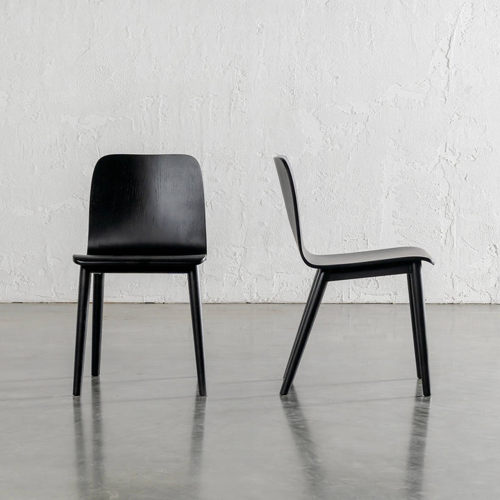 TAMIERA DINING CHAIR  |  BLACK GRAIN  | DANISH TAMI DESIGN  |  BUNDLE X 2