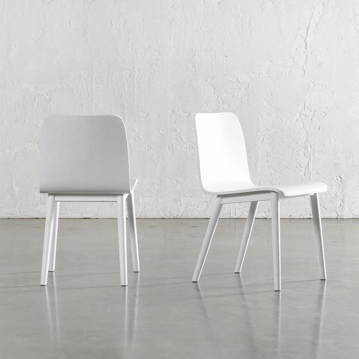 TAMIERA DINING CHAIR  |  WHITE GRAIN  |  DANISH TAMI DESIGN  |  BUNDLE X 2