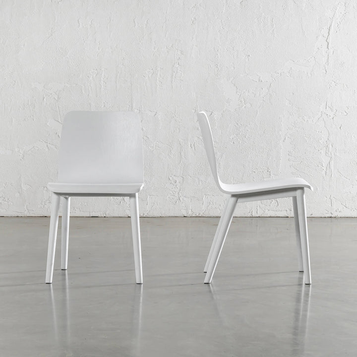 TAMIERA DINING CHAIR  |  WHITE GRAIN  |  DANISH TAMI DESIGN  |  BUNDLE X 2