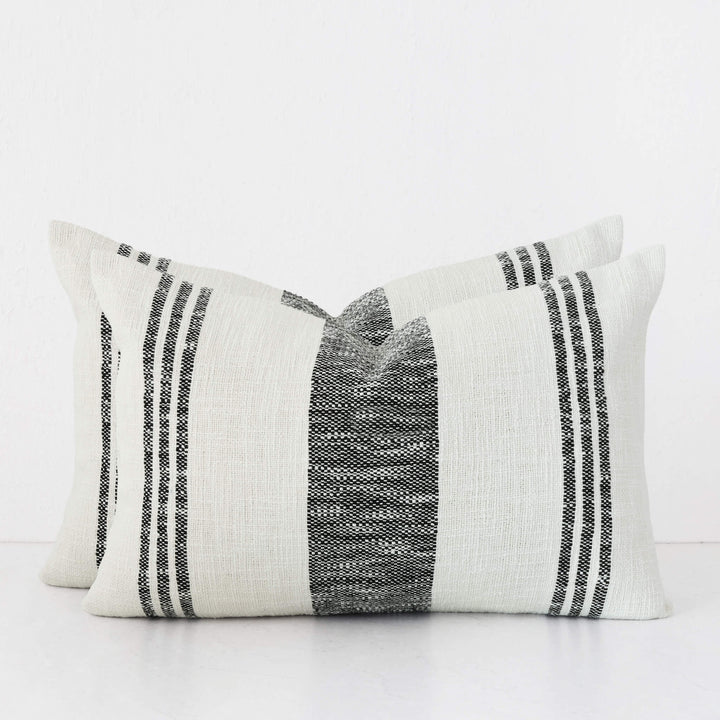 TORRONE CUSHION BUNDLES | BLACK STRIPE + NATURAL | 40X60