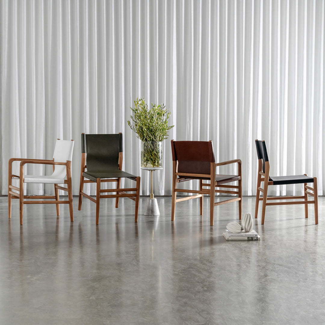 TRIENT LEATHER DINING CHAIR + CARVER COLLECTION