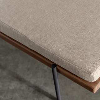 TRIESTE DAYBED BENCH  |  BALSA STONE + WHITE SEASIDE STRIPE