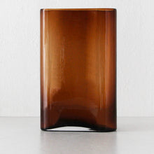 TULLY WAVE GLASS VASE  |  AMBER OPAQUE GLASS  |  LARGETULLY WAVE GLASS VASE  |  AMBER OPAQUE GLASS  |  LARGE