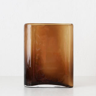 LIVING BY DESIGN EXCLUSIVE  |  TULLY GLASS  |  MEDIUM  |  OPAQUE AMBER GLASS